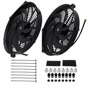 Maxpeedingrods Wgm70j 14 Inch Performance Cooling Fan 900cfm For Universal Radiator Oil Cooler 240w