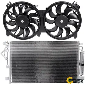 11626364 Maxpower-carparts Electric Ac Condenser Cooling Fan Kit For 11-15 16 17 18 Nissan Altima 4door 2.5