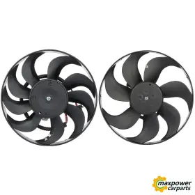 11704386 Maxpower-carparts Electric Radiator Condenser Cooling Fan Assembly For 99-04 Vw Jetta Golf Sohc L4