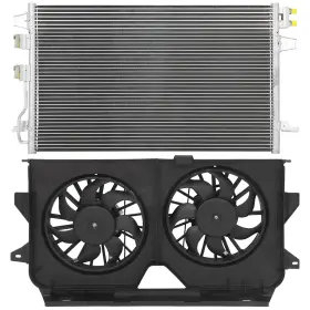 11705793 Maxpower-carparts Electric Ac Condenser Cooling Fan Kit Replacement For 05-07 Dodge Grand Caravan