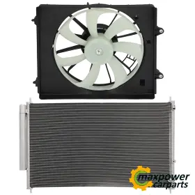 11750099 Maxpower-carparts Ac Condenser Cooling Fan Kit Electric For 2011-2017 Honda Odyssey 3.5l Sohc Gas