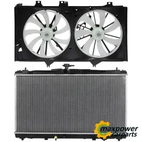 11750105 Maxpower-carparts Radiator Cooling Fan Kit Replacement For 2012-2017 Toyota Camry 4-door 2.5l Dohc