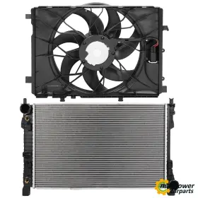 11851964 Maxpower-carparts New Engine Radiator Cooling Fan Kit For 2008-09 Mercedes-benz C230 2.5l V6 Gas