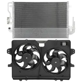 11864118 Maxpower-carparts New Ac Condenser Cooling Fan Kit For 08-12 Ford Escape 08-11 Mercury Mariner 2.5