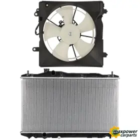 11868582 Maxpower-carparts New Replacement Electric Radiator Cooling Fan Kit For 2012-2015 Honda Civic 1.8l