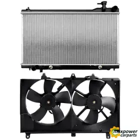 11880473 Maxpower-carparts New Replacement Electric Radiator Cooling Fan Kit For 2003-2007 Infiniti G35 3.5