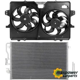 12245109 Maxpower-carparts Electric Ac Condenser Cooling Fan Kit For 2008 Ford Escape Mazda Tribute 3.0l V6