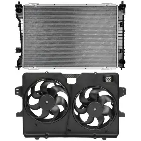 13527789 Maxpower-carparts Electric Radiator Cooling Fan Kit For 2009-2011 Mercury Mariner Sport 2.5l