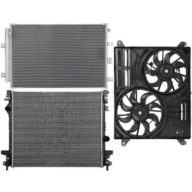 13527807 Maxpower-carparts Electric Radiator Condenser Cooling Fan Kit For 2019-2021 Lincoln Nautilus 13527807 Maxpower-carparts Electric Radiator Condenser Cooling Fan Kit For 2019-2021 Lincoln Nautilus