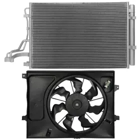 13527822 Maxpower-carparts Aluminum Electric Ac Condenser Cooling Fan Kit For 2014-2016 Kia Soul Hatchback