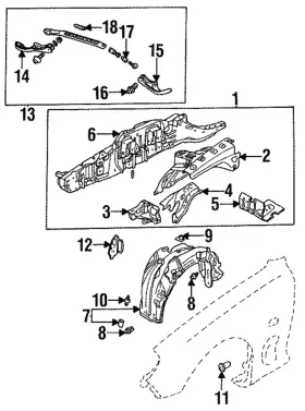 Fd01-53-12xl Mazda Genuine Shroud