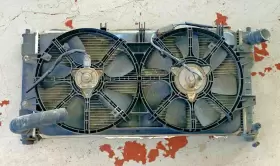 Klr915025b Mazda 2000-2002 626 2.5l V6 Cooling Fan Assembly Oem #2