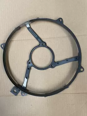 129-505 Mercedes 04 55 Original Auxiliary Cooling Fan Mount Bracket. 55/d110 080801 #2
