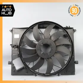 2205000393 Mercedes-benz 01-12 R230 Sl55 Amg S600 Cl600 Engine Radiator Cooling Fan Shroud Oem