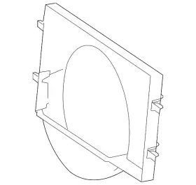 906-505-01-55 Mercedes-benz Genuine Shroud