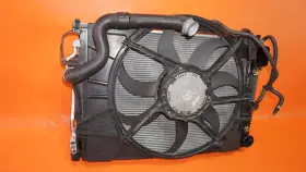 A2215000493 Mercedes Benz S550 Cooling Fan Radiator Condenser 2007 2008 2009 Cl550 Oem #3