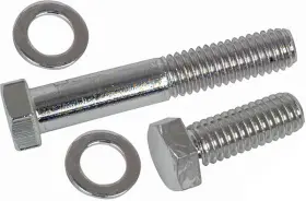 Ak133b Midwest Acorn Nut Co 1955-90 Chevrolet V8 Water Neck Bolts 1 Short Bolt Long Stainless