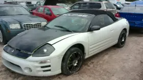 674-59666 Mitsubishi Radiator Fan Motor Assembly Condenser 4 Cylinder Fits 02-05 Eclipse 4307943 #2