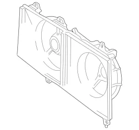 Mn180293 Mitsubishi Genuine Fan Shroud