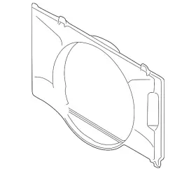 Mr355254 Mitsubishi Genuine Fan Shroud