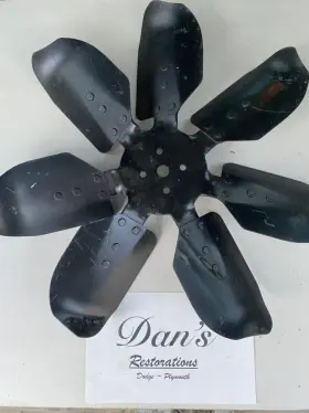 2497381 Mopar Dodge Plymouth 18 Inch Radiator Fan