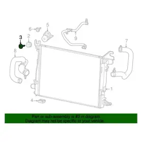 68210897aa Mopar For Ram 2500 2013-2014 Engine Cooling Radiator Fan Shroud Bolt