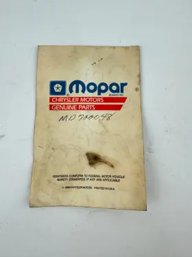 Md700048 Mopar / Mitshibishi Part#