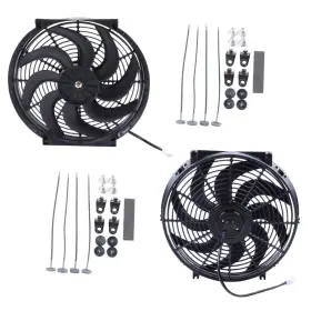 12154025 Motofatory For 1994-1998 Chevrolet Universal 14 Inch Radiator Condenser Cooling Fan Pair Set