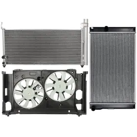 12154042 Motofatory For 2012-2016 Toyota Prius V Ac Condenser Radiator Cooling Fan Assembly 3pcs Set 12154042 Motofatory For 2012-2016 Toyota Prius V Ac Condenser Radiator Cooling Fan Assembly 3pcs Set