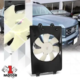 Mt1-9470frmeo Motor-1 Oe Style A/c Condenser Cooling Fan Assembly For 06-08 Honda Ridgeline 3.5l 6cyl