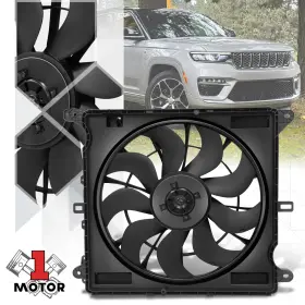 Mt1-oemrf1211 Motor-1 Cooling Radiator Fan Assembly For 21-25 Jeep Grand Cherokee L 2.0l 3.6l 5.7l