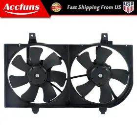 674-59684 Munirater Afu35368f Dual Radiator Condenser Cooling Fan For Nissan Sentra 2002-2005 2006
