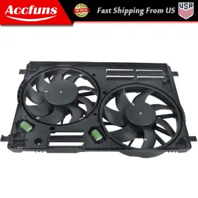 Munirater Afu8592f Engine Radiator Dual Cooling Fan Assembly For Ford Escape Lincoln Mkc New