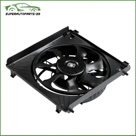Sap175500p Munirater For Tesla S 2012-2020 Left Side Engine Radiator Cooling Fan With Shroud Assembly