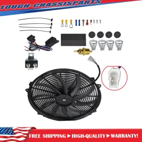 Tsp2010s Munirater 16 Inch Electric Radiator Fan High 3000 Cfm Thermostat Wiring Switch Relay Kit