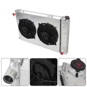 Ce2750248iec Muparkt 4 Row Radiator Shroud Fan 1973-1987 For Chevy C/k C10 C20 C30 K10 K20 Gmc Cc716
