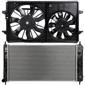 12873992 Newmotor Radiator Cooling Fan Kit For 2008-2012 Chevrolet Malibu 2006-2010 Pontiac G6