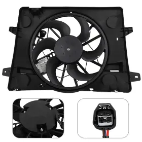 12879908 Newmotor Cooling Fan Assembly For 2003-2005 Ford Crown Victoria Lincoln Town Car