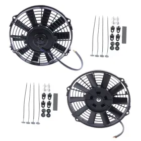 12884706 Newmotor 9 Inch Universal Cooling Fan Assembly For 80-13 Ford Mustang 85-13 Honda Accord