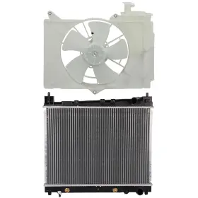 12884714 Newmotor Radiator Cooling Fan Kit For 2004-2006 Scion Xa Xb 2000-2005 Toyota Echo