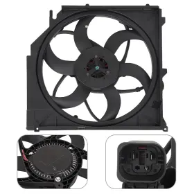 13050104 Newmotor Radiator Cooling Fan Assembly For Bmw X3 2004 2005 2006 2007 2008 2009 2010
