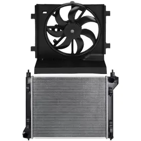 Newmotor 13060790 Radiator Cooling Fan Kit For Nissan Sentra 2013 2014 2015 2016 2017 2018