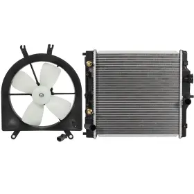 13060792 Newmotor Radiator Cooling Fan Kit For 1997-1998 Acura El 1992-1998 Honda Civic