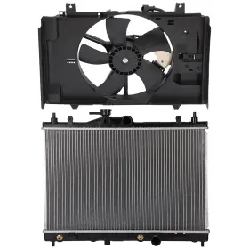 13065993 Newmotor Radiator Cooling Fan Kit For Nissan Versa 2007 2008 2009 2010 2011 2012