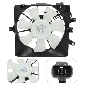13076227 Newmotor Electric Ac Condenser Cooling Fan Assembly For 2007-2008 Honda Fit
