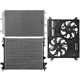 13121396 Newmotor Radiator Condenser Cooling Fan Kit For 2019-2021 Ford Edge Lincoln Nautilus 13121396 Newmotor Radiator Condenser Cooling Fan Kit For 2019-2021 Ford Edge Lincoln Nautilus
