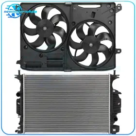 13121399 Newmotor Radiator Cooling Fan Kit For Ford Fusion 2013 2014 2015 2016 2017 2018