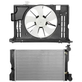 13497487 Newmotor Radiator Cooling Fan Kit For Toyota Corolla Sedan 4-door 1.8l 2014 2015