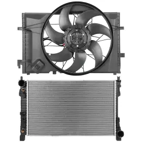 13497500 Newmotor Radiator Cooling Fan Kit For Mercedes-benz 2002-2007 C230 2001-2005 C240 C320
