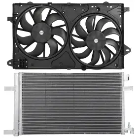 13497516 Newmotor Ac Condenser Cooling Fan Kit For Buick Regal 2011-17 Chevrolet Impala 2014-19 13497516 Newmotor Ac Condenser Cooling Fan Kit For Buick Regal 2011-17 Chevrolet Impala 2014-19